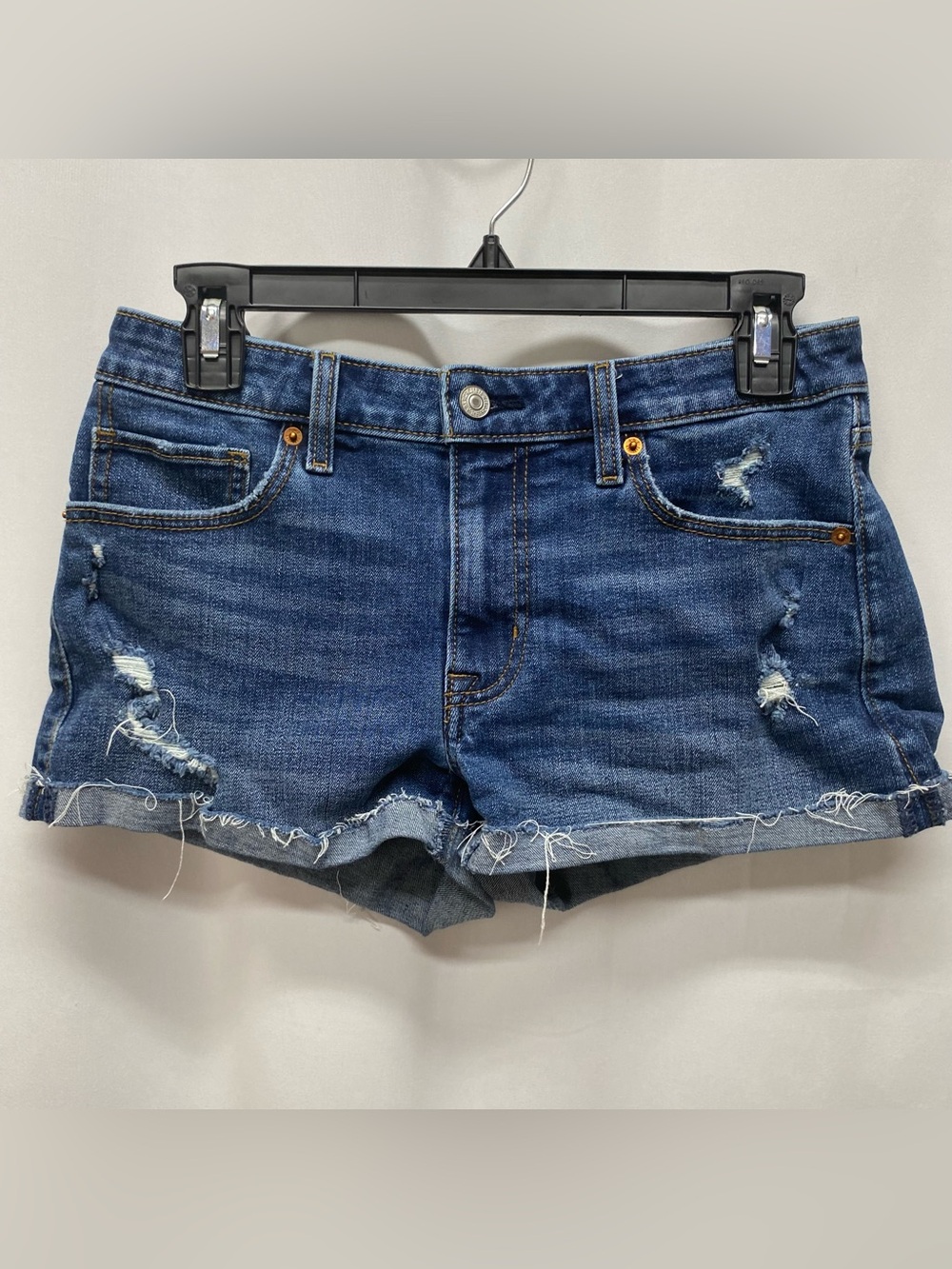 Abercrombie & Fitch womens shorts size 4 low rise booty shorts distressed